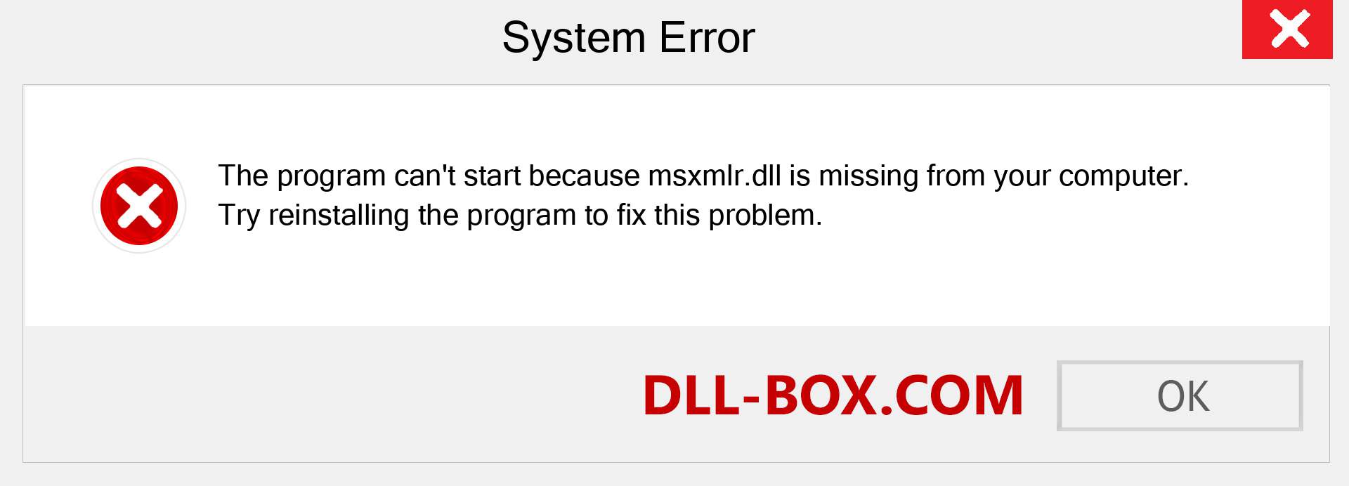  msxmlr.dll file is missing?. Download for Windows 7, 8, 10 - Fix  msxmlr dll Missing Error on Windows, photos, images